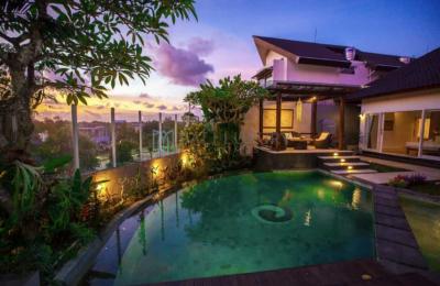 Charming 3-Bedroom Villa with Private Pool Overlooking Rice Field and Gorgeous Garden in Berawa - Monthly Rental