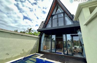 Cozy 1 Bedroom Villa with Private Pool and Rice Field View in Munggu - Yearly Rental