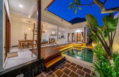 Charming 2-Bedroom Tropical Villa with Private Pool and Open Living in Canggu - Yearly Rental
