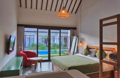 Cozy 1-Bedroom Guest House with Private Kitchen in Umalas - Monthly Rental